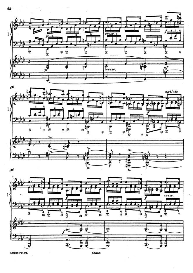 f小调钢琴协奏曲 Piano Concerto in f Minor Op.16钢琴谱