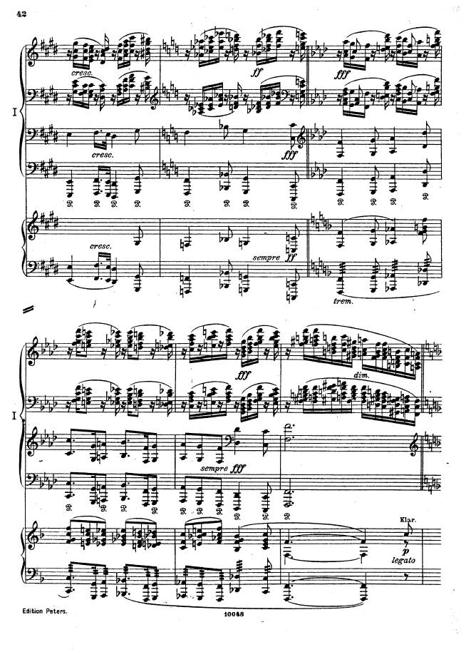 f小调钢琴协奏曲 Piano Concerto in f Minor Op.16钢琴谱