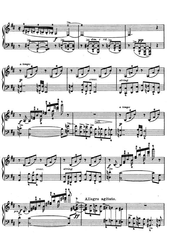 Lyric Pieces, Op.65, No.3钢琴谱