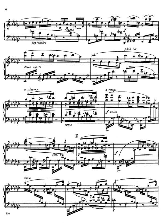 叙事曲 Ballade for Piano and Orchestra Op.19钢琴谱