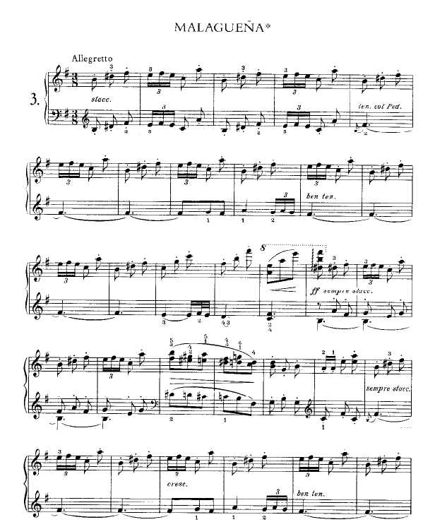 西班牙组曲 Espana Op.165钢琴谱