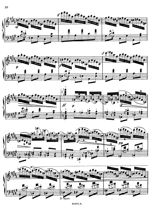 12首小调练习曲 12 Etudes in All Minor Keys Op.39钢琴谱