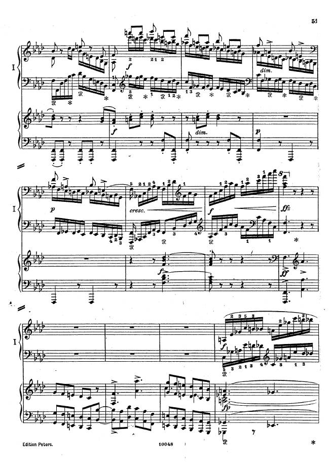 f小调钢琴协奏曲 Piano Concerto in f Minor Op.16钢琴谱