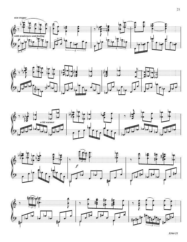 第八钢琴奏鸣曲 Piano Sonata No.8 S.364a Ornstein, Leo 里奥·奥恩斯坦钢琴谱