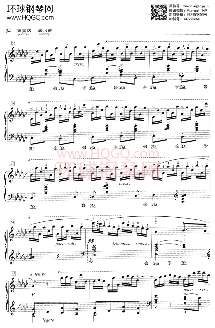 B1 练习曲 Op.10 No.5钢琴谱