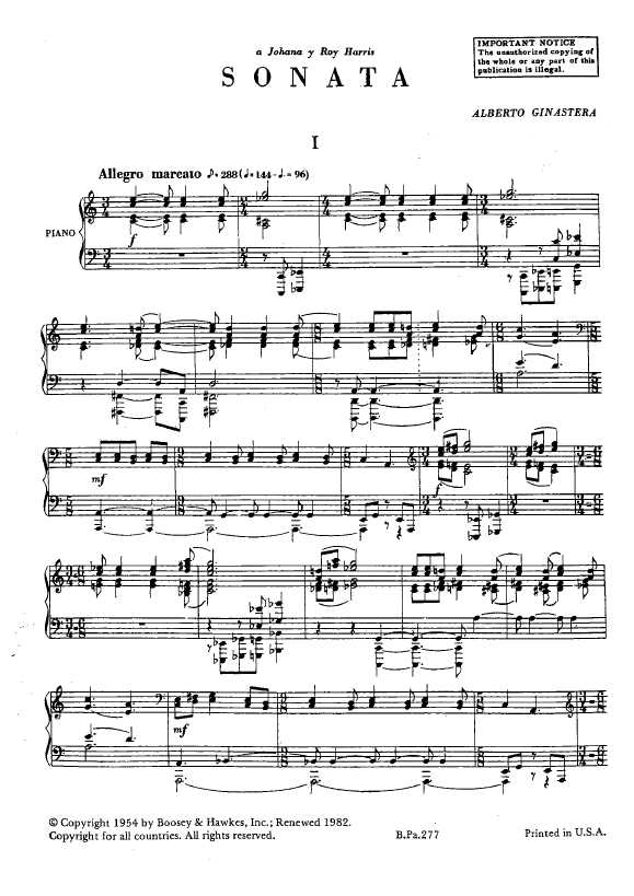 第一钢琴奏鸣曲 Piano Sonata No.1 Op.22钢琴谱