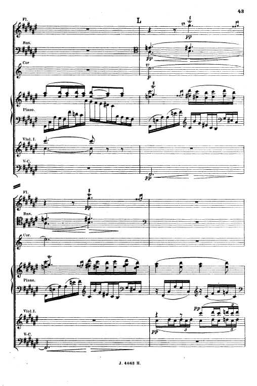 叙事曲 Ballade for Piano and Orchestra Op.19钢琴谱