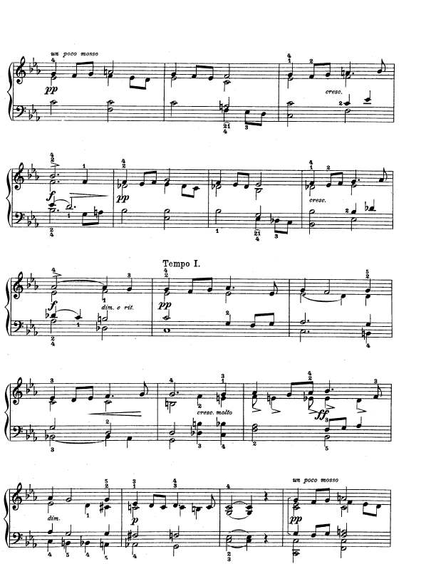 Lyric Pieces, Op.65, No.5钢琴谱