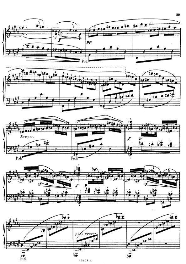 12首小调练习曲 12 Etudes in All Minor Keys Op.39钢琴谱