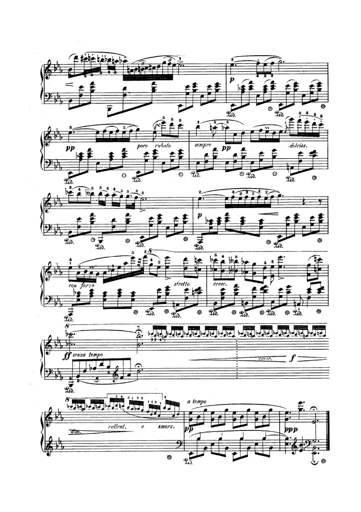 Nocturne In E Flat Major Op 9 No 2钢琴谱