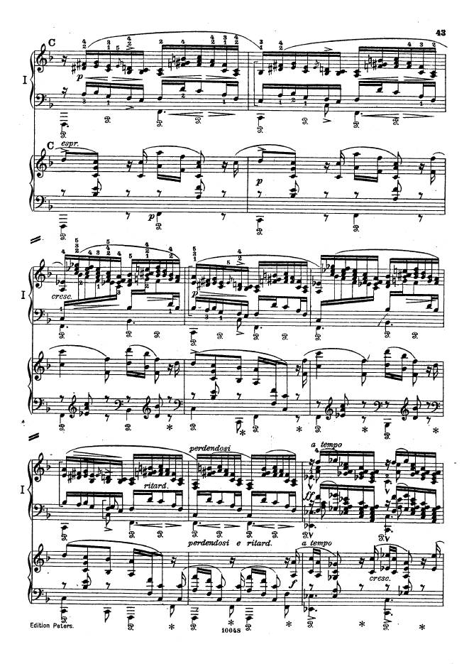 f小调钢琴协奏曲 Piano Concerto in f Minor Op.16钢琴谱