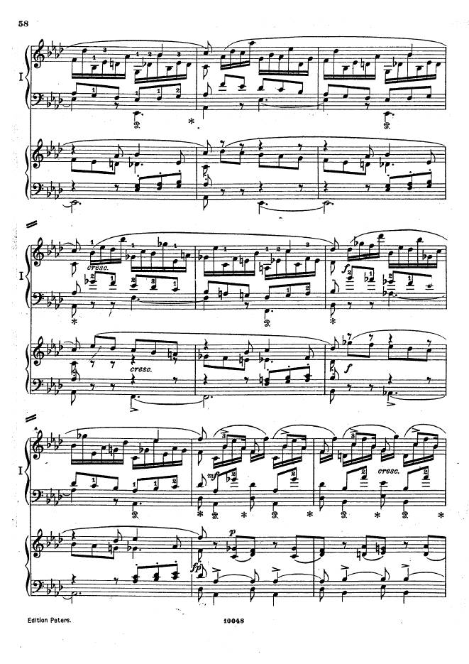 f小调钢琴协奏曲 Piano Concerto in f Minor Op.16钢琴谱