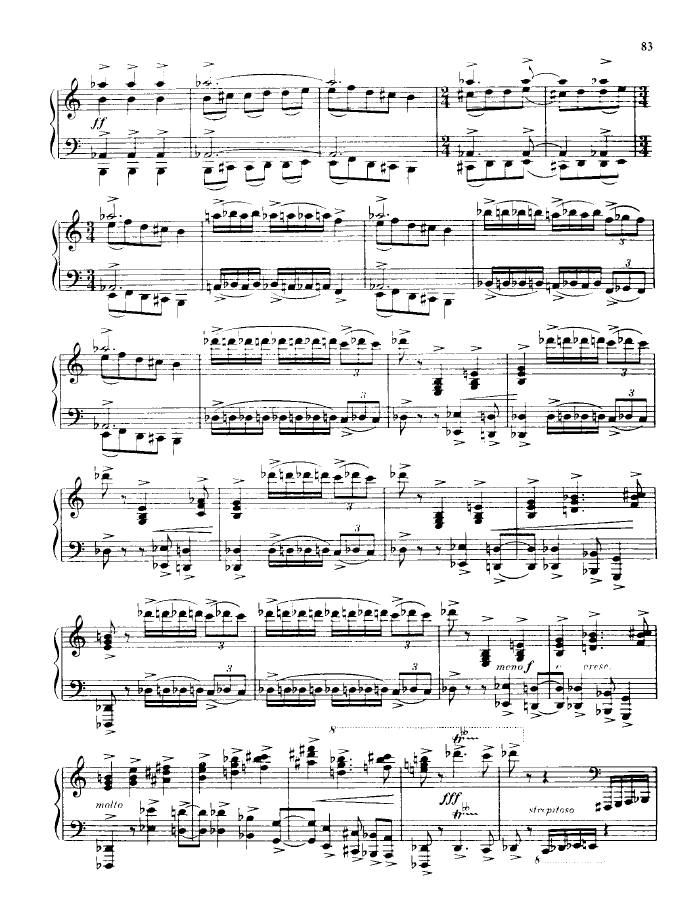 F大调第三钢琴奏鸣曲 Piano Sonata No.3 in F Major Op.46钢琴谱