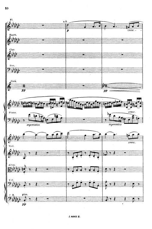 叙事曲 Ballade for Piano and Orchestra Op.19钢琴谱