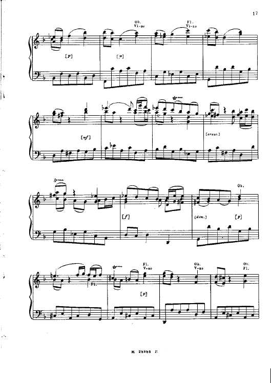 F大调第二勃兰登堡协奏曲 Brandenburg Concerto No.2 in F Major BWV.1047钢琴谱