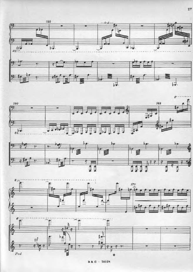 第一钢琴协奏曲 Piano Concerto No.1 Op.28钢琴谱