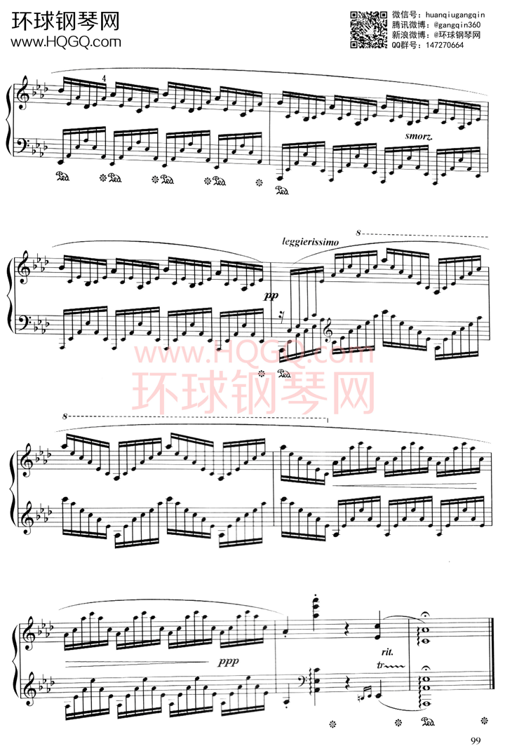 A1 练习曲钢琴谱