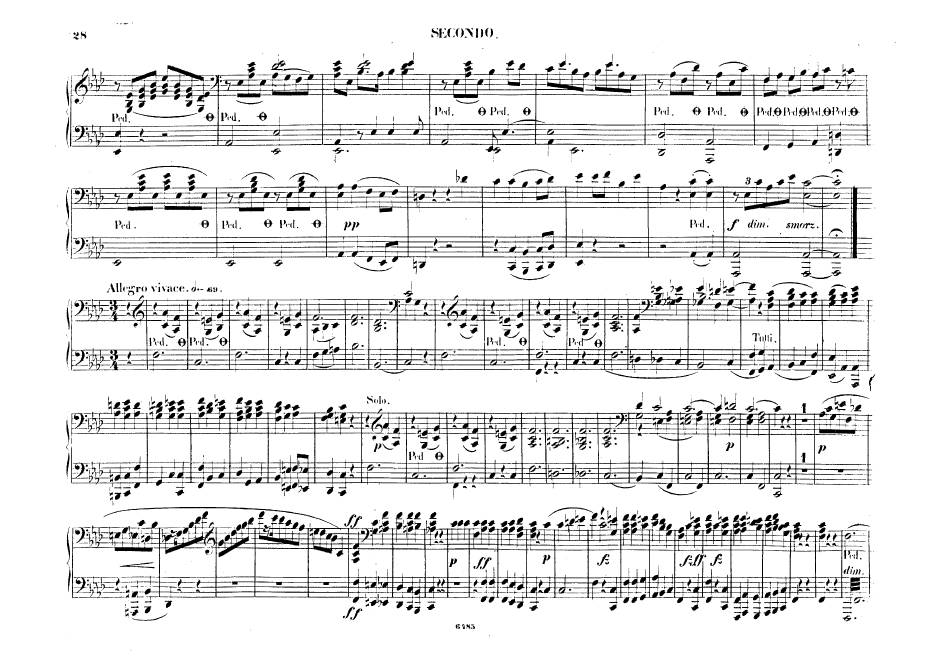 f小调第二钢琴协奏曲 Op.21 Piano Concerto No.2 in f Minor Op.21钢琴谱