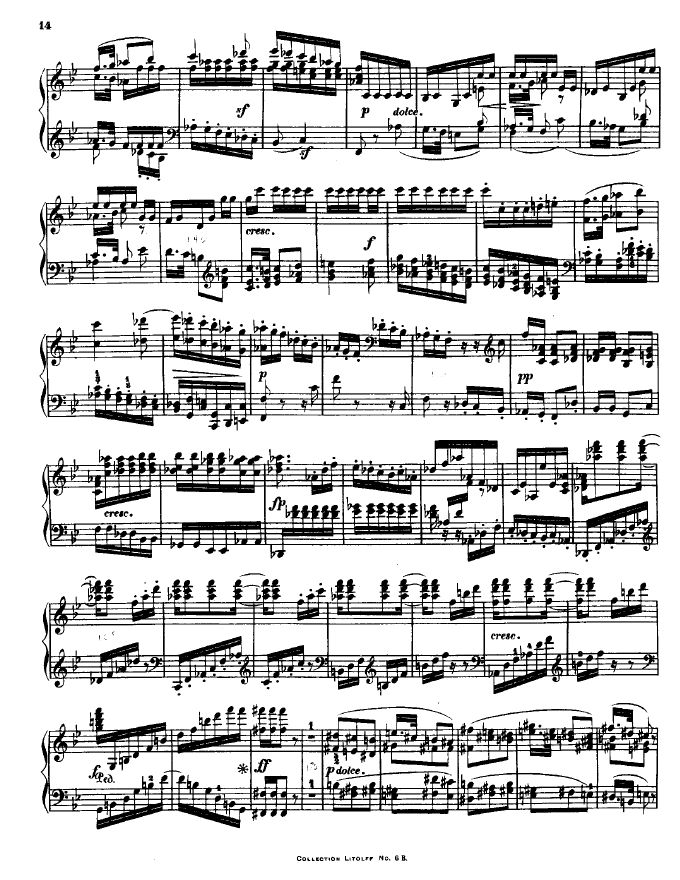 F大调第七弦乐四重奏 String Quartet No.7 in F Major Op.59钢琴谱