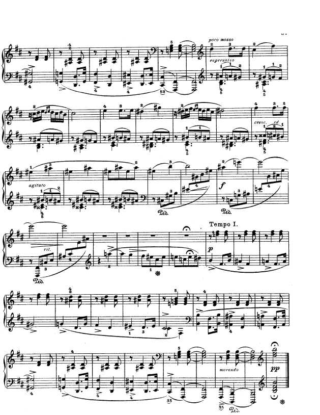 Lyric Pieces, Op.47, No.7钢琴谱