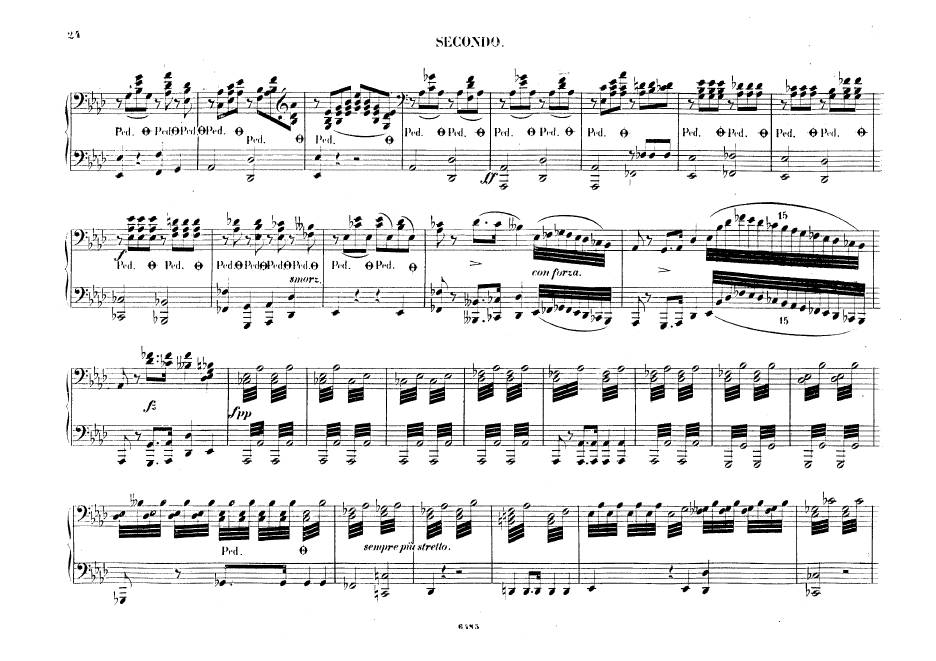 f小调第二钢琴协奏曲 Op.21 Piano Concerto No.2 in f Minor Op.21钢琴谱