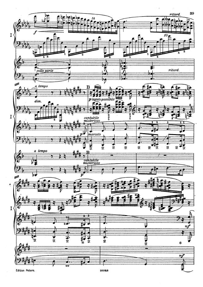 f小调钢琴协奏曲 Piano Concerto in f Minor Op.16钢琴谱