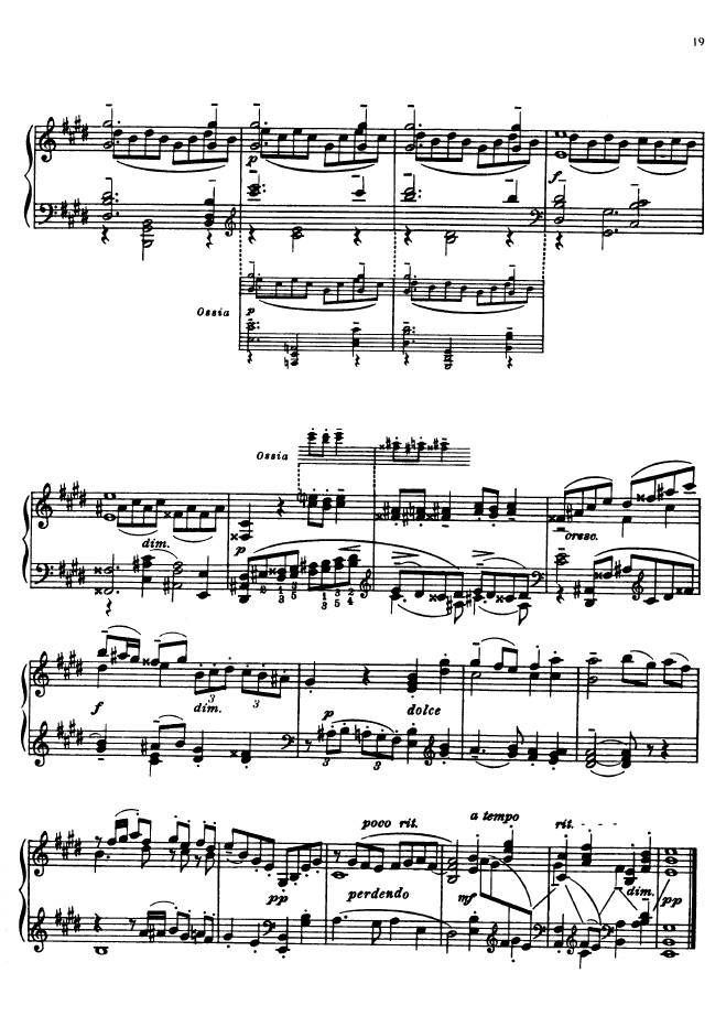 E大调第三号无伴奏小提琴组曲 Partita No.3 BWV 1006a钢琴谱