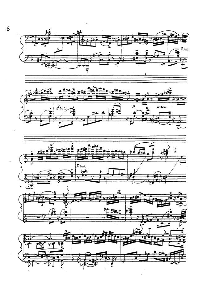 第九钢琴奏鸣曲 Piano Sonata No.9 Op.78钢琴谱