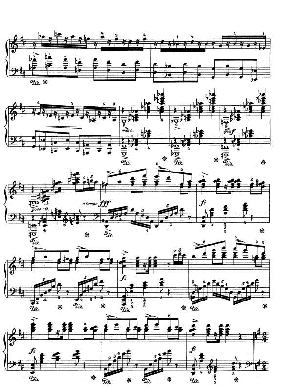 Lyric Pieces, Op.65, No.6钢琴谱