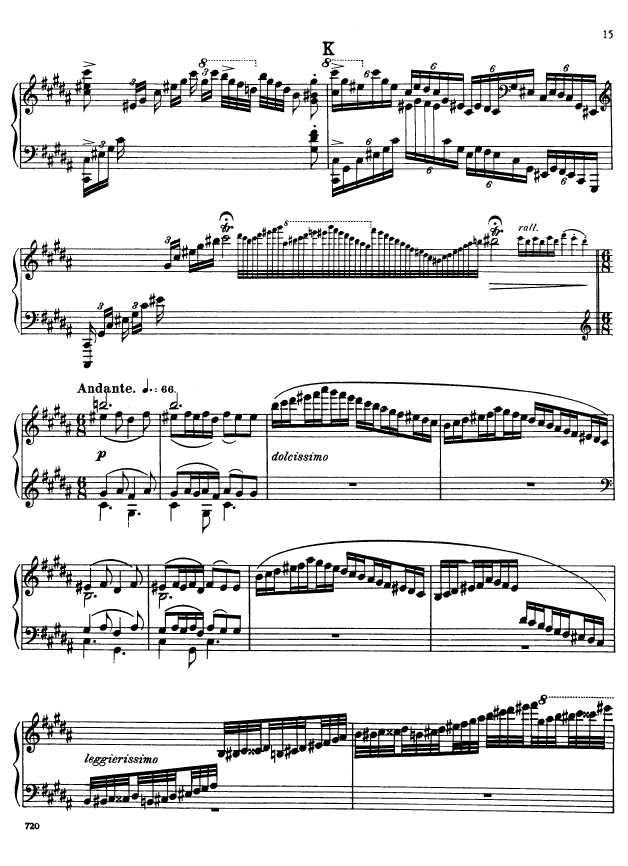 叙事曲 Ballade for Piano and Orchestra Op.19钢琴谱