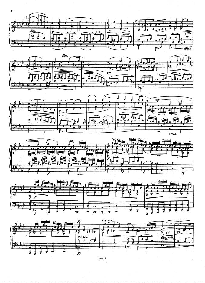 f小调钢琴协奏曲 Piano Concerto in f Minor Op.16钢琴谱