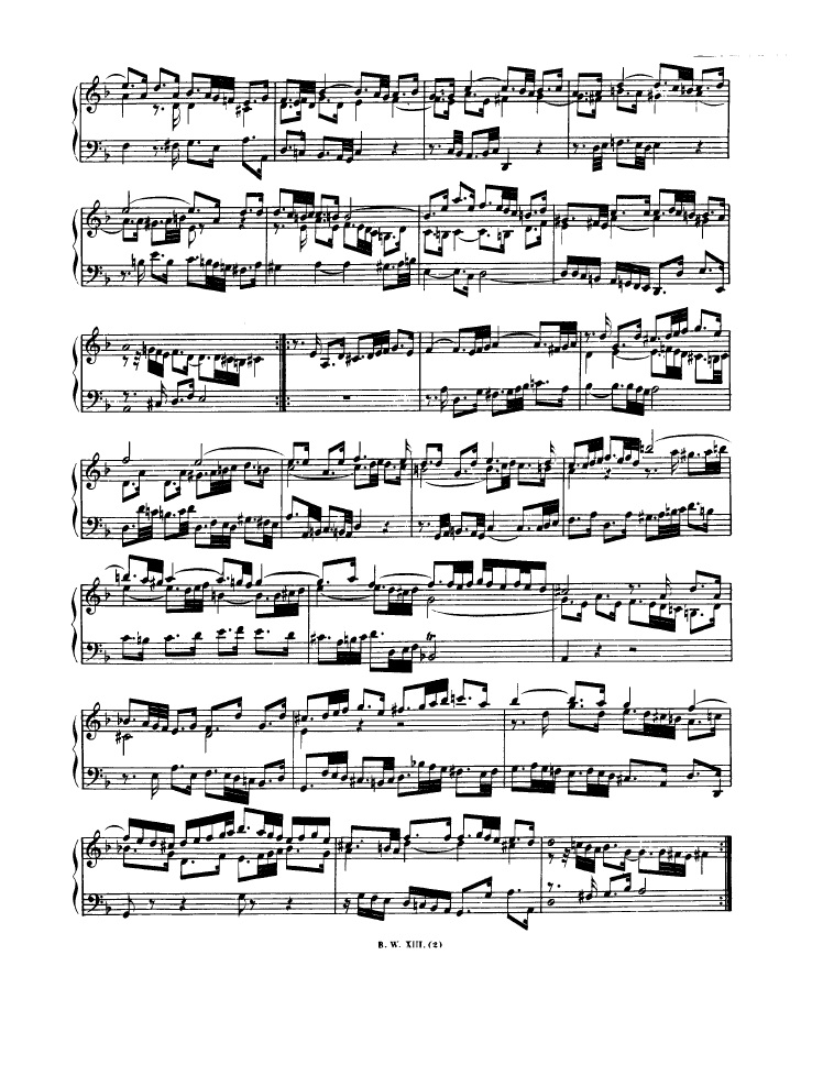 法国组曲 French Suites BWV 812钢琴谱