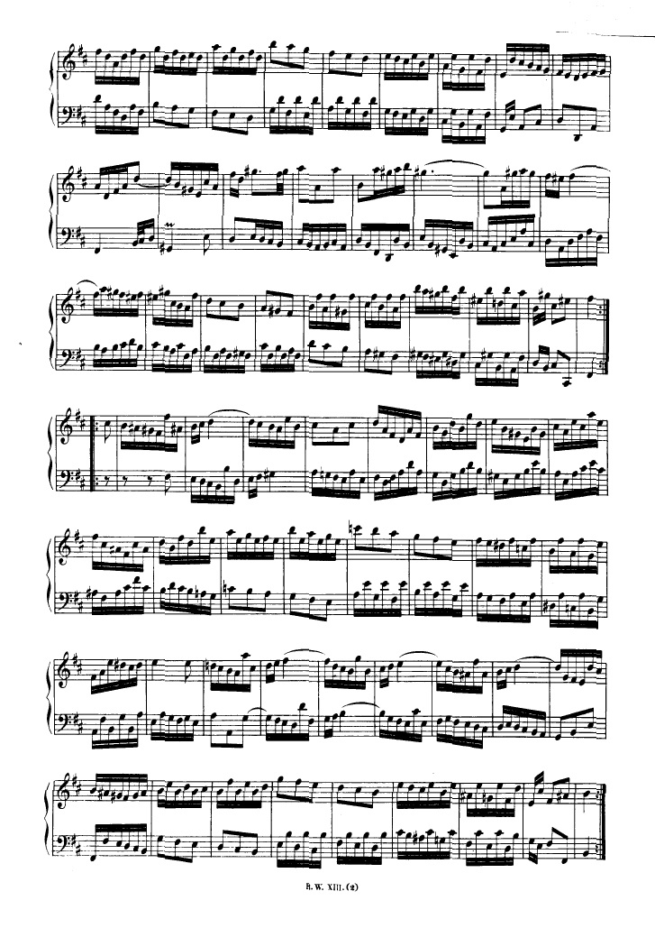 法国组曲 French Suites BWV 812钢琴谱