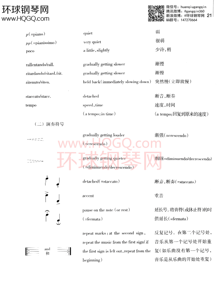 英皇考级乐理学习手册1钢琴谱