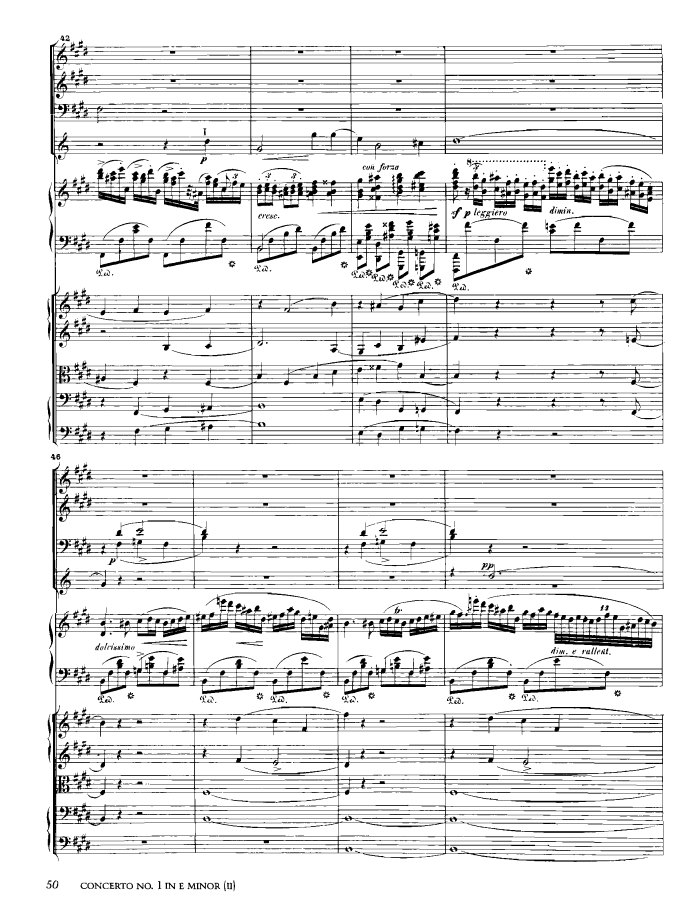 e小调第一钢琴协奏曲 Op.11 Piano Concerto No.1 in e Minor Op.11钢琴谱