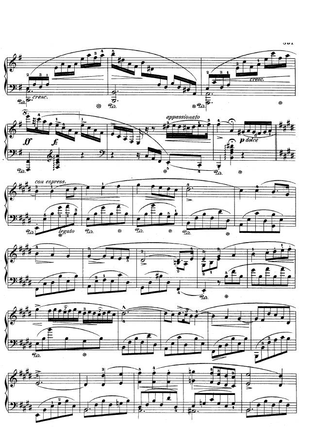 e小调第一钢琴协奏曲 Op.11 Piano Concerto No.1 in e Minor Op.11钢琴谱