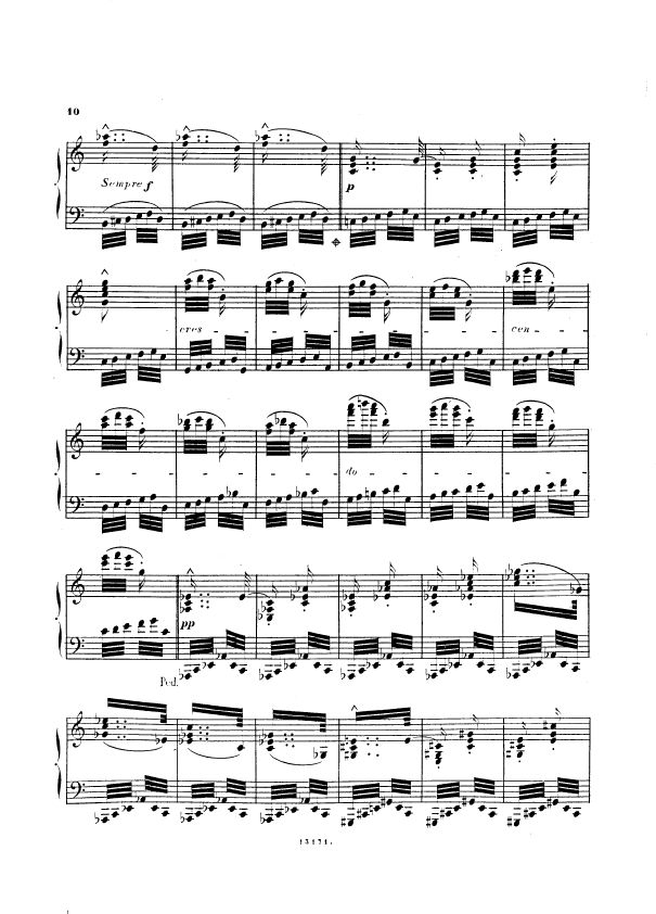 12首小调练习曲 12 Etudes in All Minor Keys Op.39钢琴谱