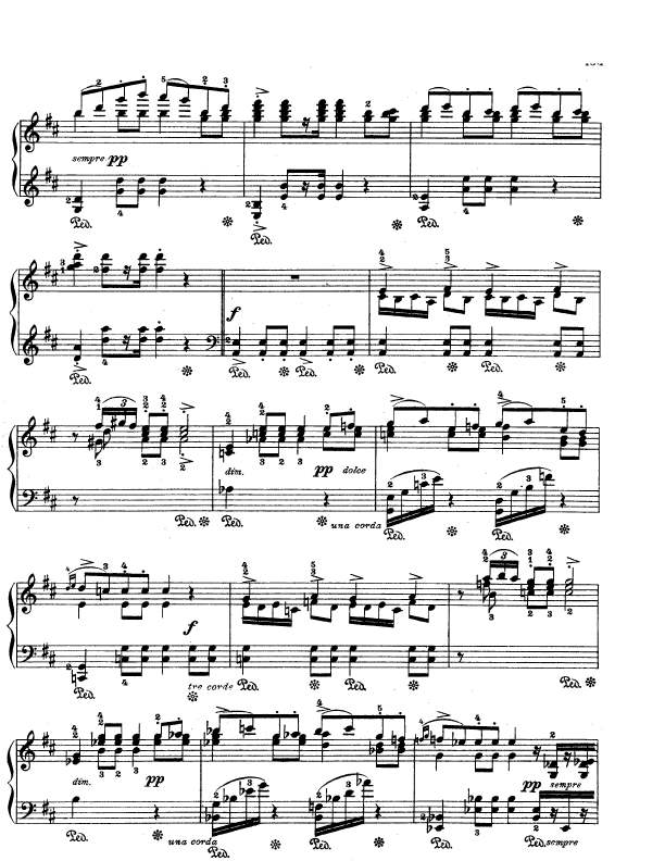 Lyric Pieces, Op.65, No.6钢琴谱