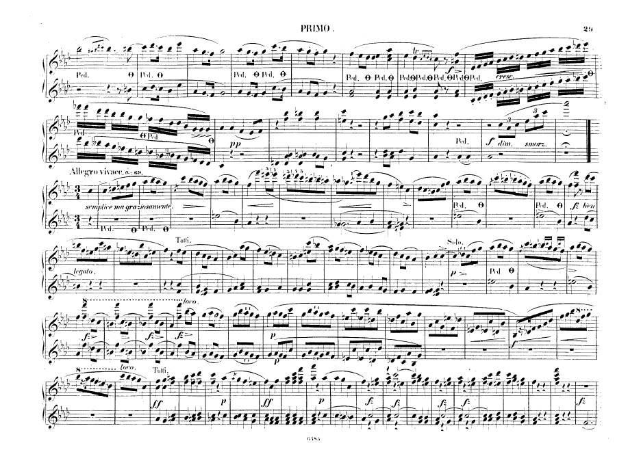 f小调第二钢琴协奏曲 Op.21 Piano Concerto No.2 in f Minor Op.21钢琴谱