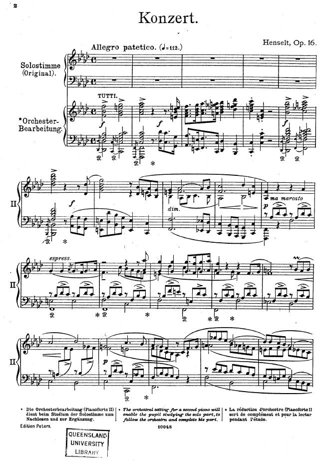 f小调钢琴协奏曲 Piano Concerto in f Minor Op.16钢琴谱