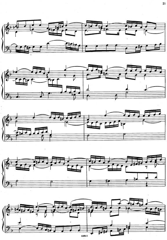 F大调第二组曲 Suite No.2 in F Major HWV 427钢琴谱