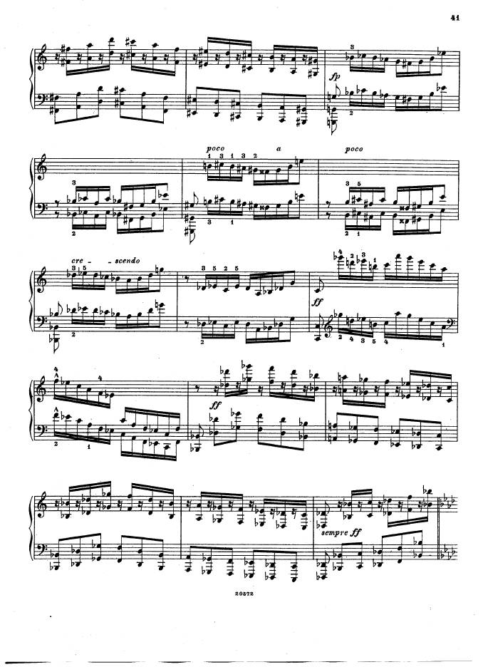 f小调钢琴协奏曲 Piano Concerto in f Minor Op.16钢琴谱