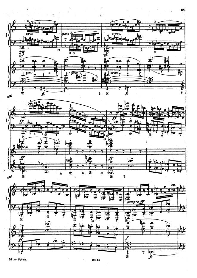 f小调钢琴协奏曲 Piano Concerto in f Minor Op.16钢琴谱