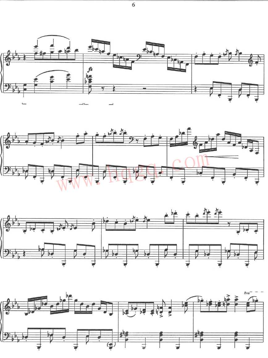 格什温练习曲 Gershwin Etudes钢琴谱