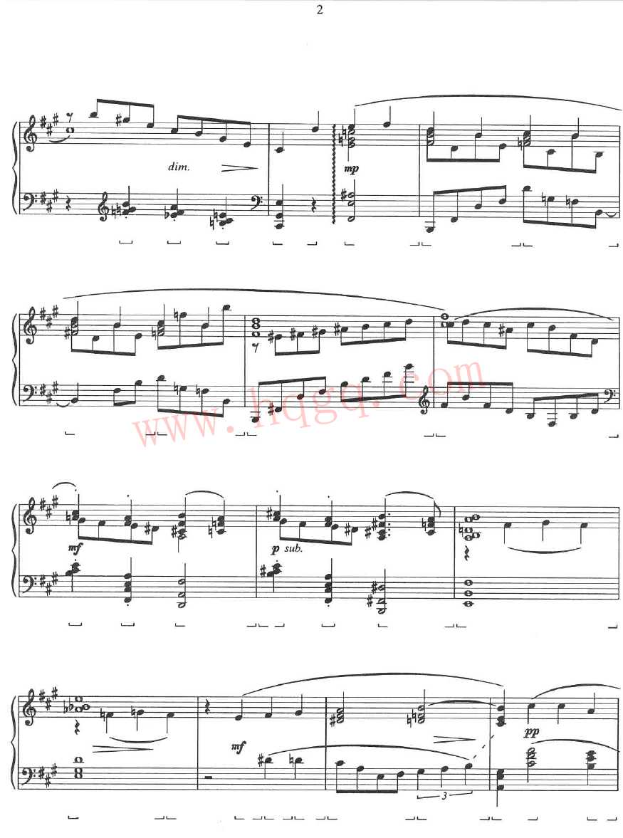 格什温练习曲 Gershwin Etudes钢琴谱