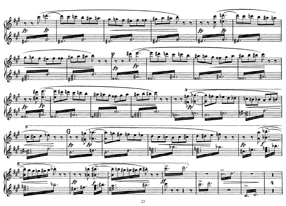 Peer Gynt Suite no.2钢琴谱