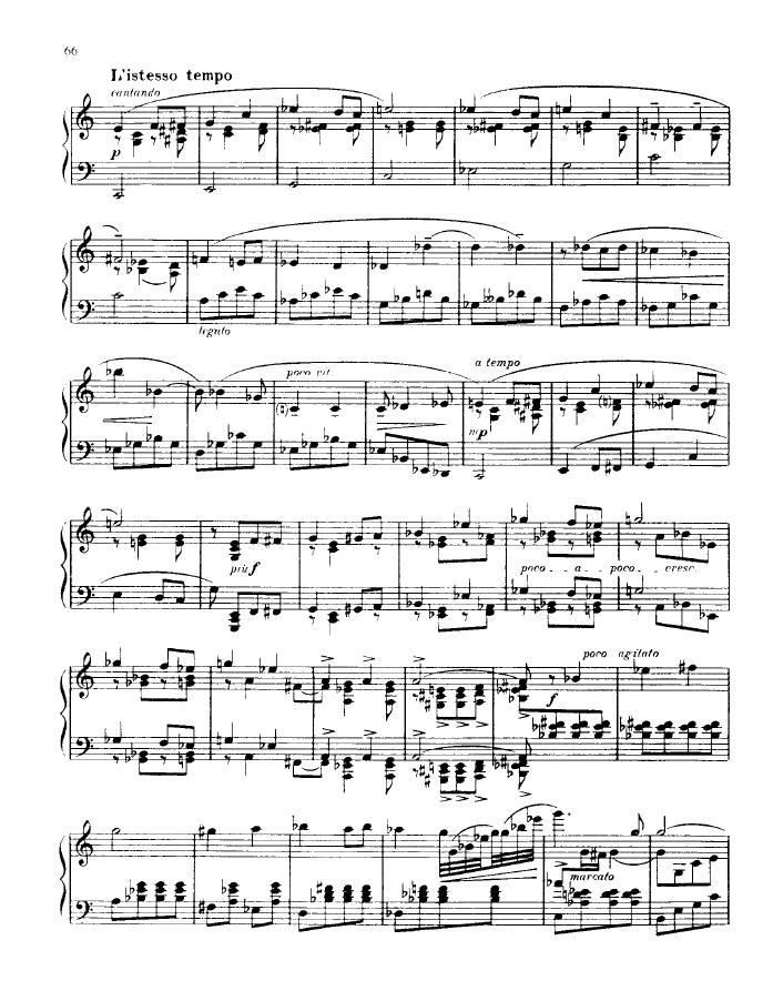 F大调第三钢琴奏鸣曲 Piano Sonata No.3 in F Major Op.46钢琴谱