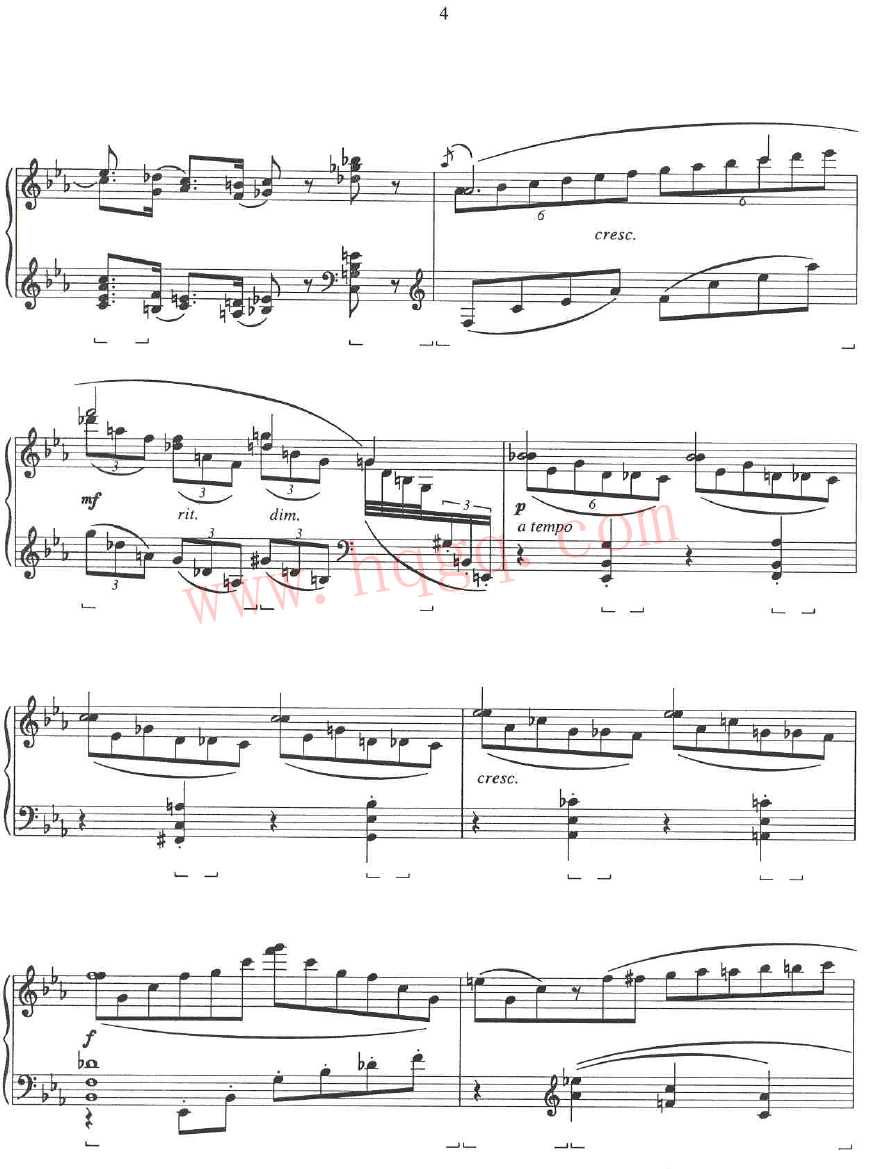 格什温练习曲 Gershwin Etudes钢琴谱