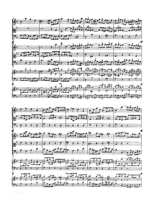 The Art of the Fugue BWV 1080 赋格的艺术钢琴谱