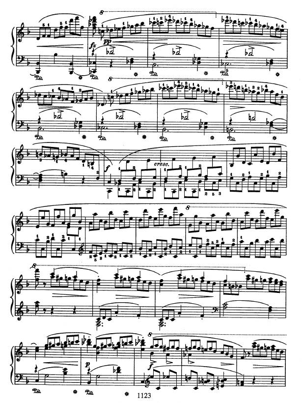 f小调第二钢琴协奏曲 Op.21 Piano Concerto No.2 in f Minor Op.21钢琴谱